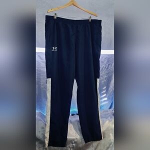 Under Armour Men’s Track Pants 2XL Navy Blue Ankle Zip Athletic Joggers